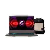 MSI - PORTATIL GAMER THIN -RYZEN 7 7735HS RAM 24GB SSD 512GB RTX 3050 4GB + MALETIN