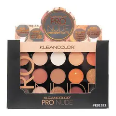 KLEANCOLOR - PALETA DE SOMBRAS PRO NUDE EXPOSED DE