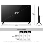 TCL - TV 43 43S5K FHD QLED Smart TV Google