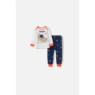 NASA - Pijama de la con pantalón largo multicolor para bebé niño