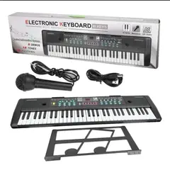 GENERICO - Piano de 61 teclas 76 cm piano infantil juguete niño niña