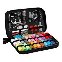 GENERICO - Kit De Costura Básico De 98 Piezas - Hilo Aguja Tijeras