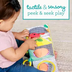 INFANTINO - Cubo Sensorial De Actividades Con Frutas Y Espejo Para Bebé