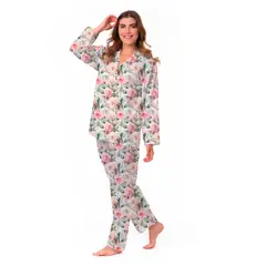 CLONHADAS - Pijama completa con pantalón Mujer Manga larga DANIELA LIVIANO