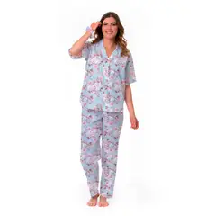 CLONHADAS - Pijama completa con pantalón Mujer Manga Corta SUSY