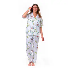 CLONHADAS - Pijama completa con pantalón Mujer Manga Corta SUSY
