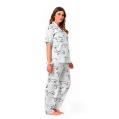 CLONHADAS - Pijama completa con pantalón Mujer Manga Corta SUSY