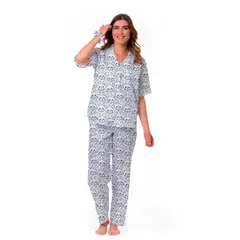 CLONHADAS - Pijama completa con pantalón Mujer Manga Corta SUSY