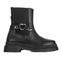 FRATTINI - Botabotin de niña Negro bota xerta