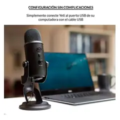 LOGITECH - Microfono Gaming Streaming Blue Yeti