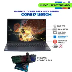 COMPUMAX - PORTATIL ONIX - CI7 12650H - RAM 16GB - SSD 1TB - 156