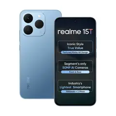 REALME - Celular 15T 5G 256GB 8GB Ampliable a 18GB Azul