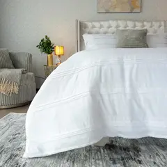 AMARE HOME - Duvet Cover Armonia Blanco para cama King -