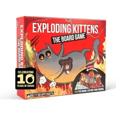 ASMODEE - Exploding Kittens El Juego De Tablero Ingles