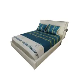 ELEGANT - Semijuego Sábanas Ajustable + 2 Fundas Cama Doble 140 Suave y Moderna