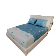 ELEGANT - Sábana Ajustable con Elástico + Fundas - Doble 140 x 190 - Ultra Suave