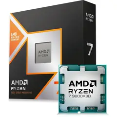 AMD - Procesador Ryzen 7 9800X3D AM5 8 Núcleos - CPU 5.2