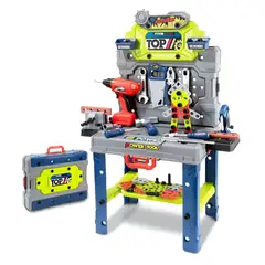 GENERICO - Set Taladro Eléctrico De Juguete Niño + Accesorios FullGan