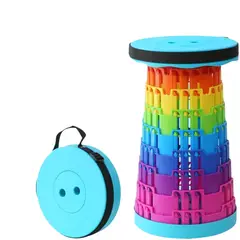 MOBLIHOUSE - Taburete Retráctil Portátil Multiusos Moderno Y Resistente