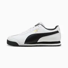 PUMA - Tenis Hombre Roma 24 Blanco Negro 396868-01 Casual