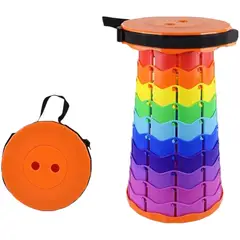 MOBLIHOUSE - Taburete Retráctil Portátil Multiusos Moderno Y Resistente