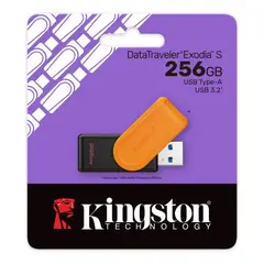 KINGSTON - Memoria USB Data Traveler Exodia S de 256 GB y 3,2 GB