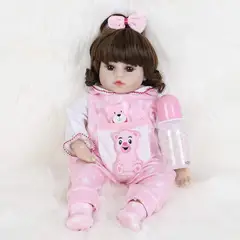 GENERICO - Muñeca Reborn Tela Y Silicona Renacida