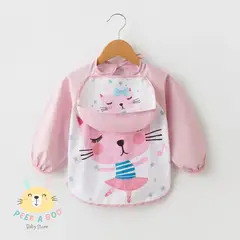 GENERICO - Delantal Manga Larga Impermeable Para niños