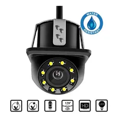 GENERICO - Cámara De Reversa Full Hd Domo O Gota Visión Nocturna Auto