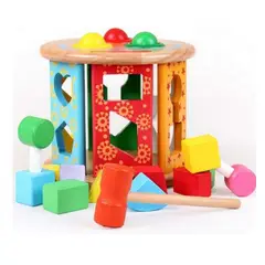 SWISSHOME - JUEGO EN MADERA PARA ENCAJAR NIÑOS Y NIÑAS +3 AÑOS