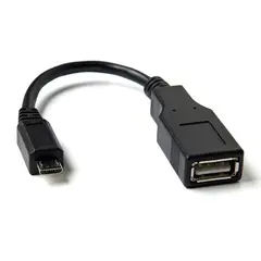 NEOTEK - Cable OTG Micro USB a USB Hembra – 15 cm