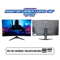 COMPUMAX - Monitor Infinity Curve 32 pulgadas 165Hz 1 Ms Led Ips Fhd
