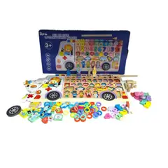 SWISSHOME - JUEGO DIDACTICO 6 EN 1 / PARA NIÑOS +3 AÑOS