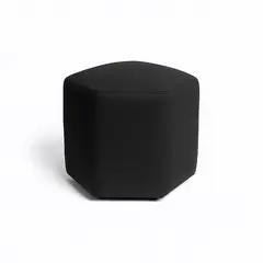 PUFF BOGOTA - Puff Hexagonal negro 404042