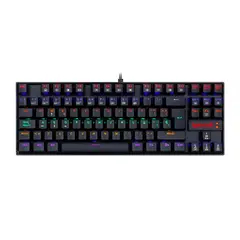 REDRAGON - TECLADO MECÁNICO KUMARA K552 RAINBOW SWITCHE ROJO