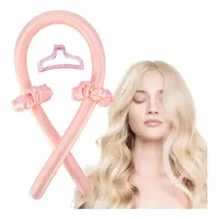 GENERICO - Rizadora Diadema Satin Tubo Flexible Ondas Sin Calor Cabello