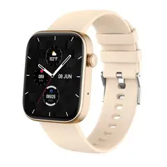 COLMI - Smartwatch P71 Reloj Inteligente Dorado Llamadas Voz Bt- 5.2 Cardiaco SPO2 sueño