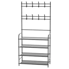 GENERICO - Organizador Multifuncional Rack Zapatero Perchero