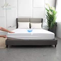 HARMONY HOME - Protector para Colchón Antifluido-Impermeable Ajuste Perfecto 100X190