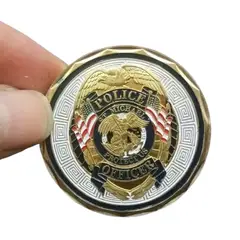 USA - Medalla Moneda Conmemorativa Police Clasico Bronce