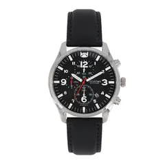 TEMPUS - Reloj Plata Negro Para Dama 1144G-01