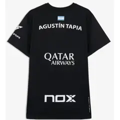 NOX - Camiseta Sponsors AT10 Negro de Agustín Tapia
