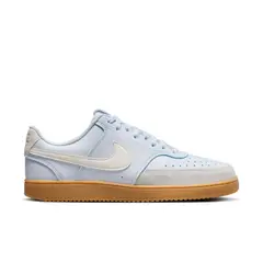 NIKE - Tenis Court Vision Lo V3 Hombre-Celeste/Blanco