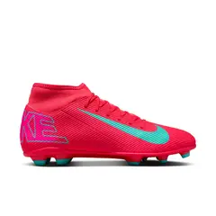 NIKE - Guayos Superfly 10 Club Fg/Mg Hombre-Rojo
