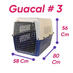 HALLY PET - Guacal Importado Numero 3 Largo 80 x Alto 56 x Ancho 58
