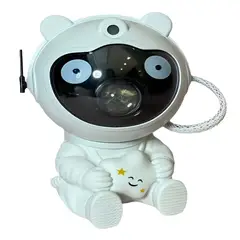 GENERICO - Astronauta Proyector Vp-002 Luz Galaxia - Blanco
