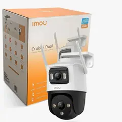 IMOU - Cámara de Seguridad IPC-S7XEN-10M0WED Cruiser Dual 10mp Doble Lente
