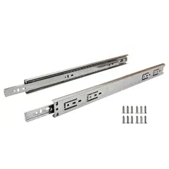 GENERICO - Corredera Para Cajón - Riel Semi-pesado 45 Cm