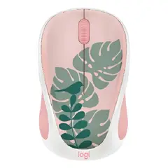 LOGITECH - Mouse inálambrico Rosa Floral