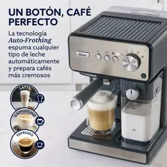 OSTER - Cafetera Automática de Espresso PrimaLatte Acero Inoxidable